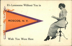 It's Lonesome Without you in Postcard