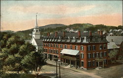 Newport House New Hampshire Postcard Postcard