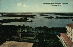 Portsmouth Harbor from Hotel Wentworth Postcard