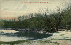 The Eddy near Amoskeag Falls Manchester, NH Postcard Postcard