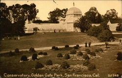 Conservatory, Golden Gate Park Postcard