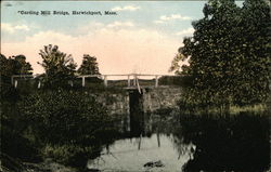 Carding Mill Bridge Harwich Port, MA Postcard Postcard