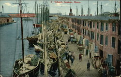 T Wharf Postcard