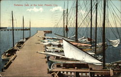 Between Sails at the Inlet Postcard