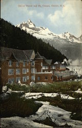 Glacier House and Mt. Cheops Postcard