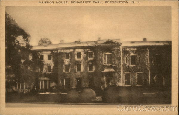 Mansion House, Bonaparte Park Bordentown New Jersey