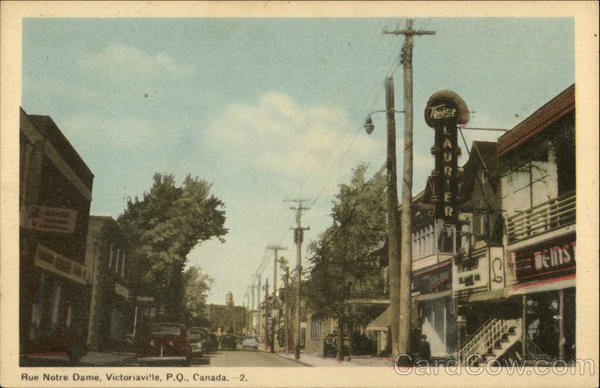 Rue Notre Dame Victoriaville QC Canada Quebec