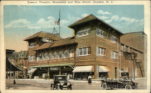 Towers Theater, Broadway and Pine Street Camden New Jersey