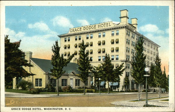 Grace Dodge Hotel Washington District of Columbia Washington DC