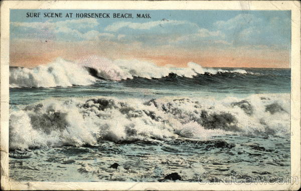 Surf Scene at Horseneck Beach Westport Massachusetts