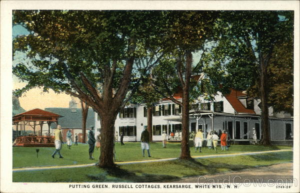 Putting Green, Russell Cottages Kearsarge New Hampshire