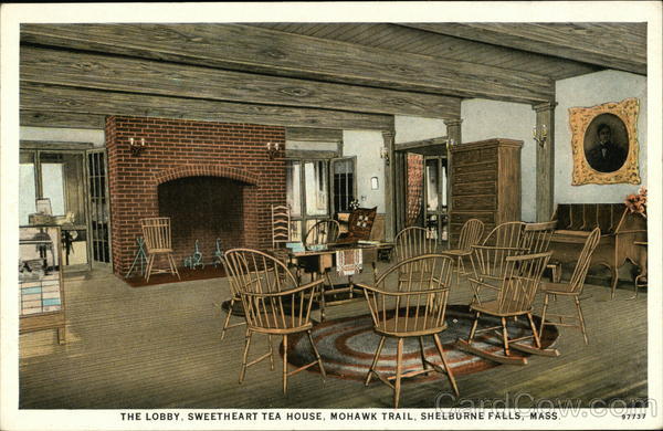 The Lobby, Sweetheart Tea House, Mohawk Trail Shelburne Falls Massachusetts