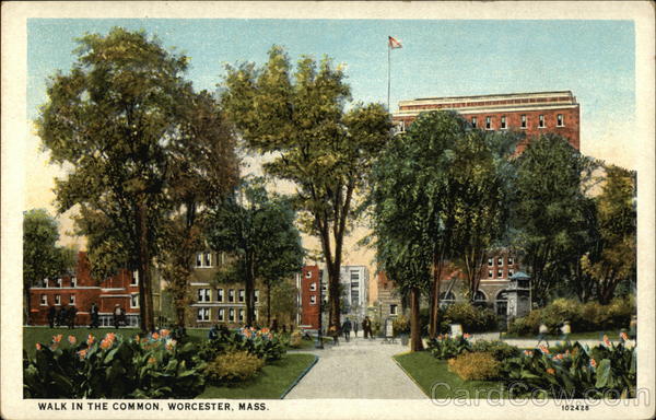 Walk on The Common Worcester Massachusetts