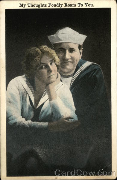 My Thoughts Fondly Roam to You Navy