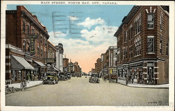Main Street, North Bay ON Canada Ontario