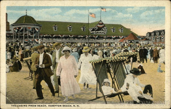 The Casino from the Beach Hampton Beach New Hampshire