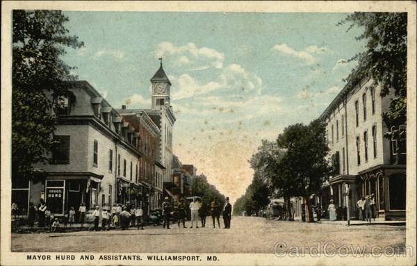 Mayor Hurd and Assistants Williamsport Maryland
