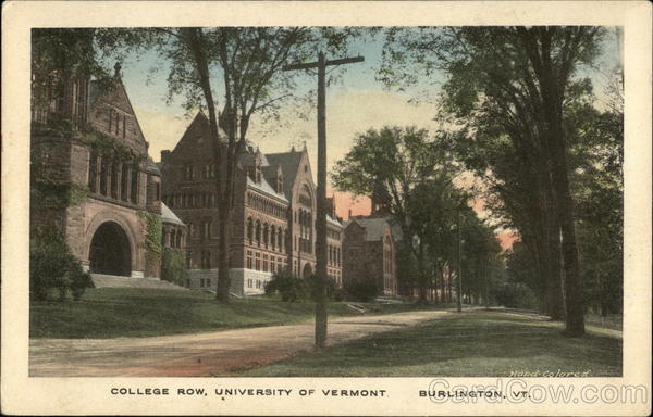 University of Vermont - College Row Burlington