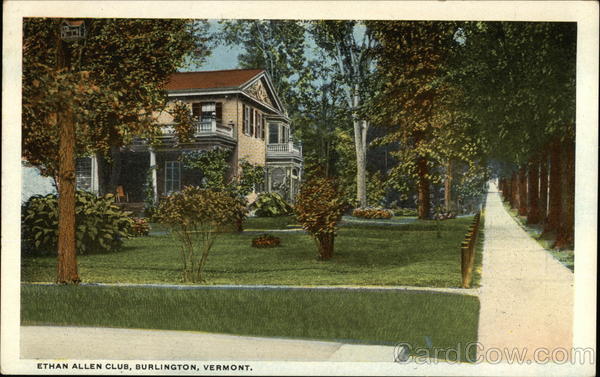 Ethan Allen Club Burlington Vermont