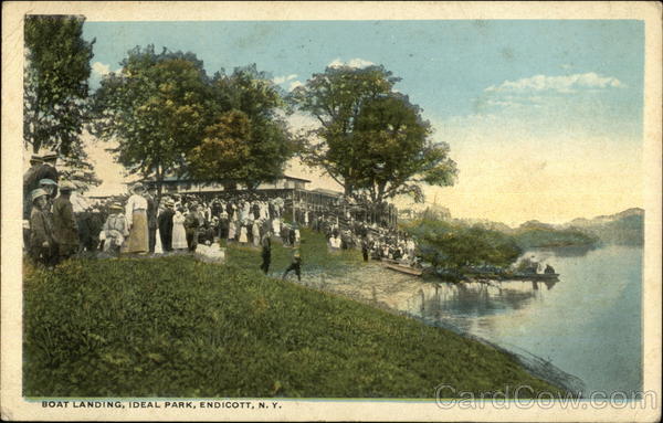 Boat Landing, Ideal Park Endicott New York