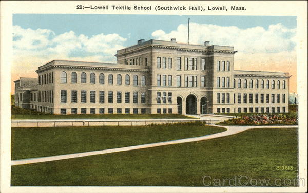Lowell Textile School (Southwick Hall) Massachusetts