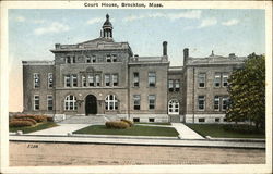 Court House Brockton, MA Postcard Postcard