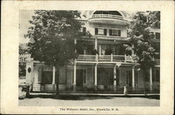 The Webster Hotel Franklin, NH Postcard Postcard