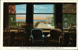 On the Bridge, Marlborough-Blenheim Hotel Postcard