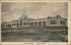 High School Taft, CA Postcard Postcard