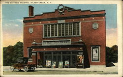 The Geitner Theater Silver Creek, NY Postcard Postcard