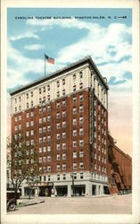 Carolina Theatre Building Winston-Salem, NC Postcard Postcard