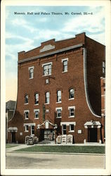 Masonic Hall and Palace Theatre Postcard