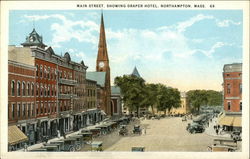 Main Street, Showing Draper Hotel Postcard