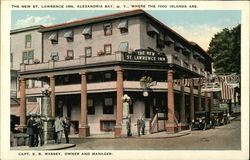 The New St. Lawrence Inn Alexandria Bay, NY Postcard Postcard