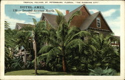 Hotel Ames St. Petersburg, FL Postcard Postcard