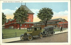 Union Station Bristol, VA Postcard Postcard
