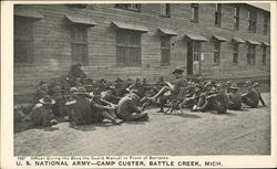 U.S. National Army - Camp Custer Battle Creek, MI Postcard Postcard