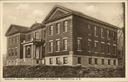 University of New Brunswick - Memorial Hall Postcard