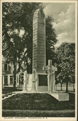 Soldiers Monument Fredericton, NB Canada New Brunswick Postcard Postcard