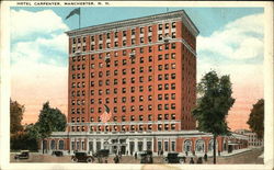 Hotel Carpenter Manchester, NH Postcard Postcard
