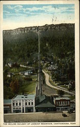 The Incline Railway Up Lookout Mountain Chattanooga, TN Postcard Postcard