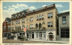 Hotel Langley Hampton, VA Postcard Postcard