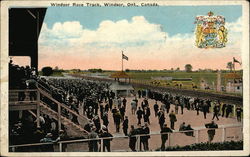 Windsor Race Track Postcard