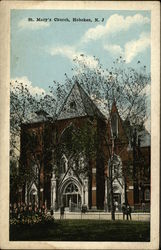 St. Mary's Church Hoboken, NJ Postcard Postcard