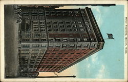 Street View of Hotel Touraine Boston, MA Postcard Postcard