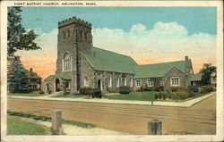 First Baptist Church Postcard