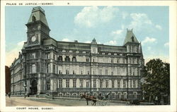 Palais de Justice (Court House) Quebec Canada Postcard Postcard