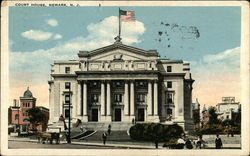 Court House Newark, NJ Postcard Postcard