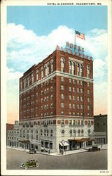 Hotel Alexander Hagerstown, MD Postcard Postcard