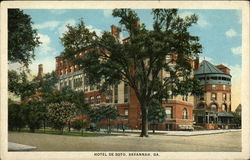 Hotel de Soto Savannah, GA Postcard Postcard